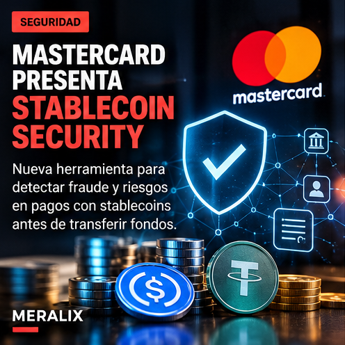 Mastercard presenta Stablecoin Security para evaluar riesgos de pagos