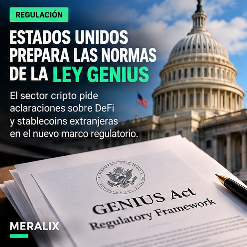 Ley GENIUS y regulación de stablecoins y DeFi en Estados Unidos