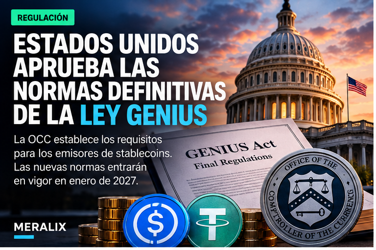 Ley GENIUS y normas definitivas para emisores de stablecoins en Estados Unidos