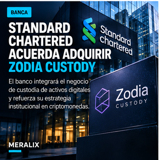 Standard Chartered acuerda adquirir Zodia Custody