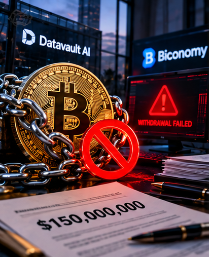 Datavault AI no logra retirar Bitcoin vinculado a un acuerdo de 150 millones y revisará sus cuentas